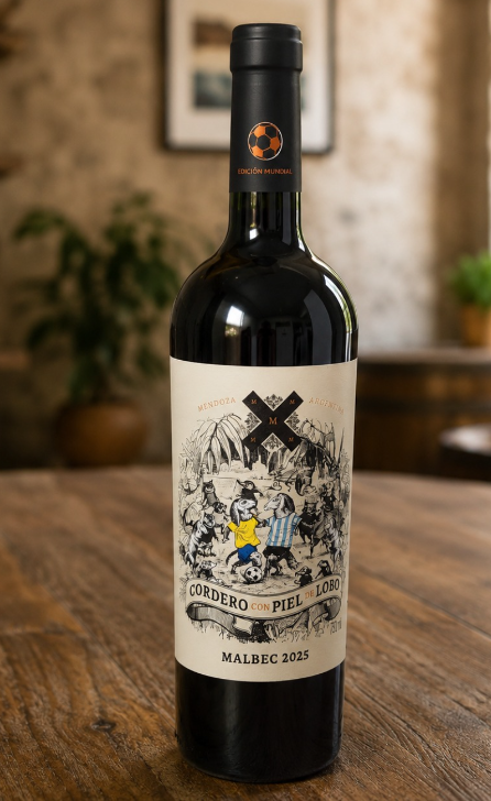 VINO CORDERO CON PIEL DE LOBO EDICION MUNDIAL X750ML
