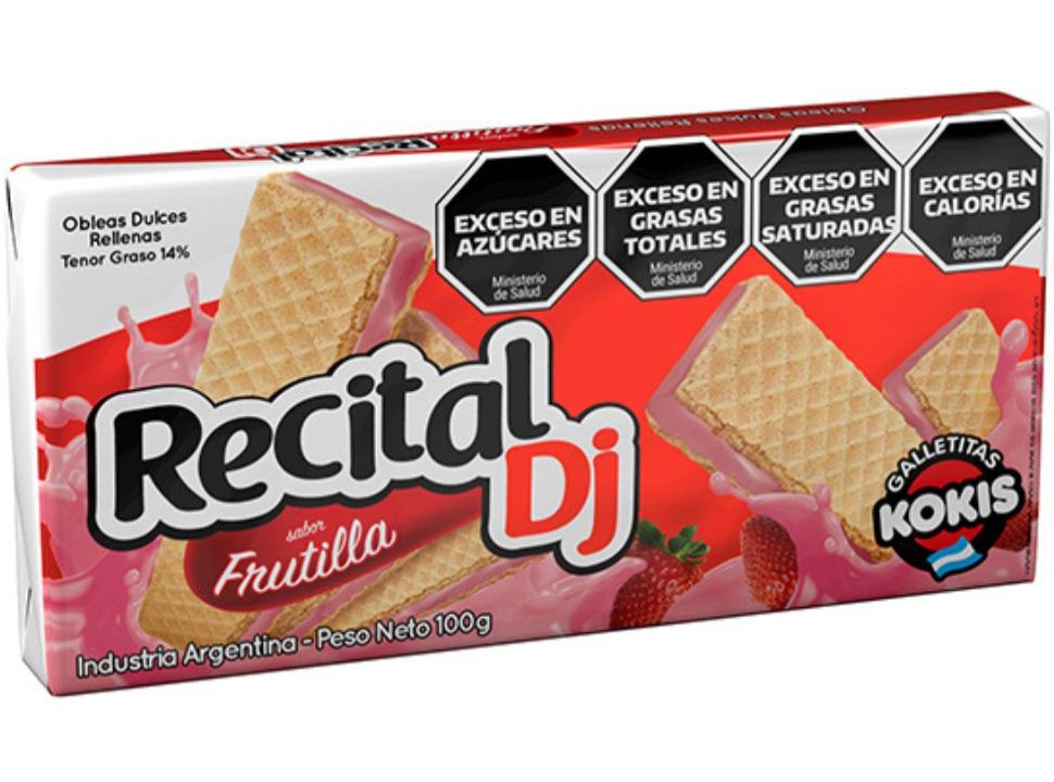 KOKIS OBLEA FRUTILLA X 100GR