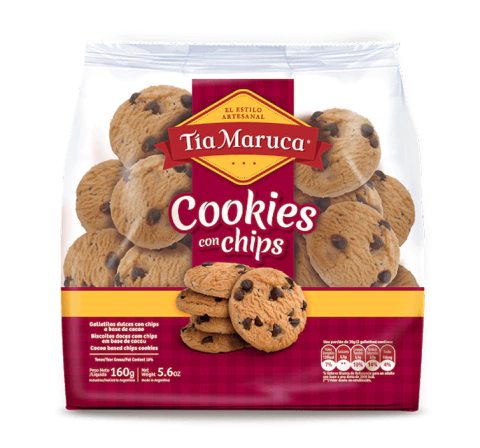 TIA MARUCA COOKIES C/CHIPS 160GR