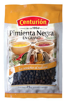 CENTURION PIMIENTA NEGRA EN GRANO X 500 GR