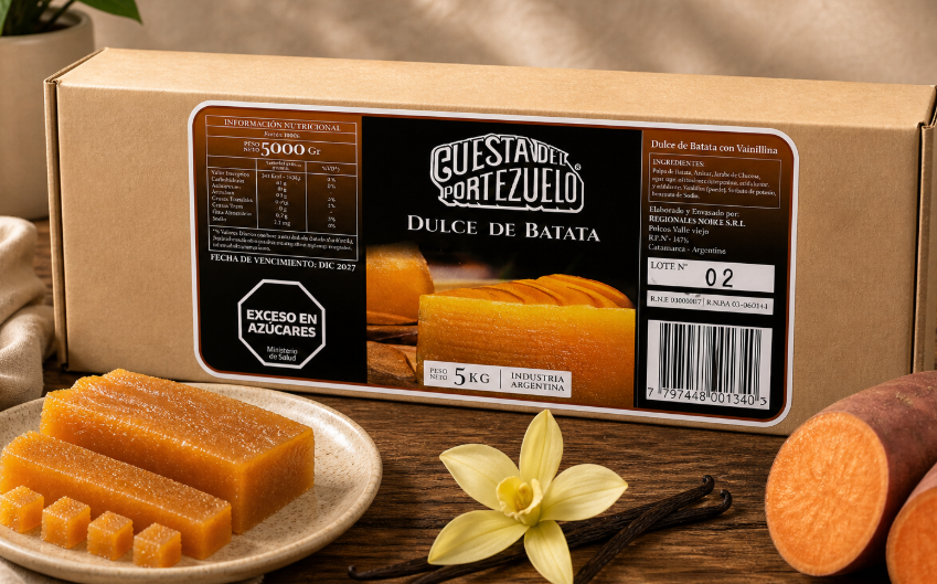 DULCE DE BATATA CAJA X5KG