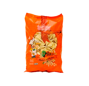 QUE RICO FIDEOS MOÑOS CORBATAS X 500 GR