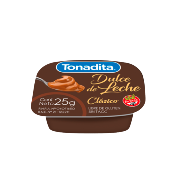 DULCE DE LECHE TONADITA X 25 GRS 108 UND