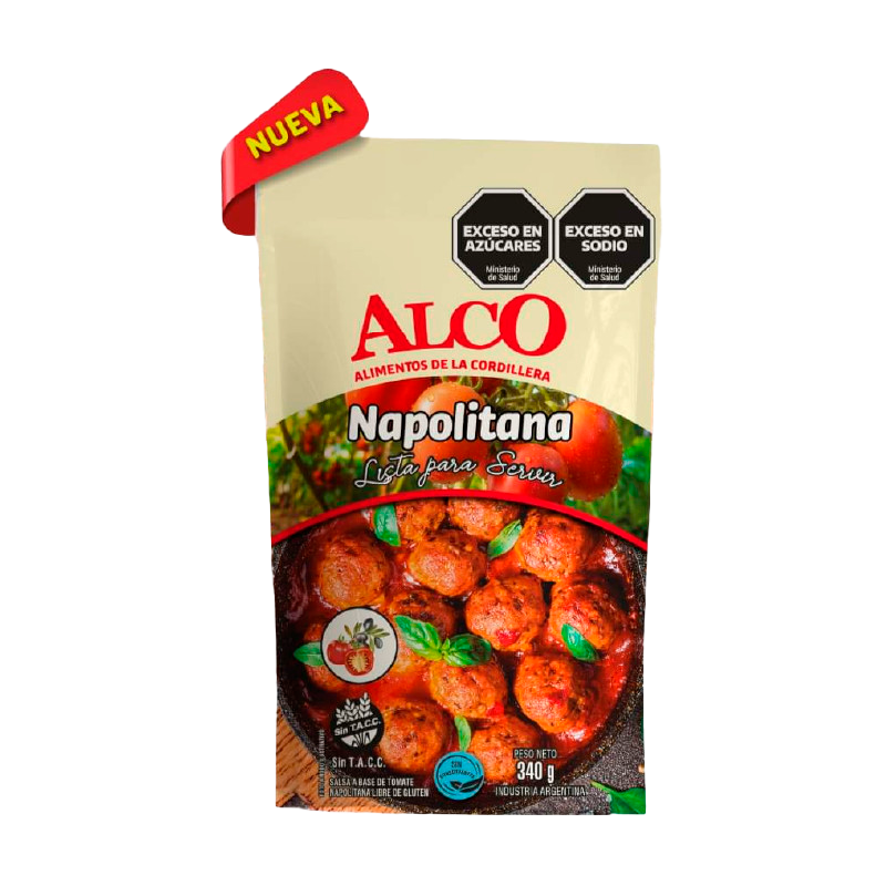 SALSA NAPOLITANA X340GRS ALCO
