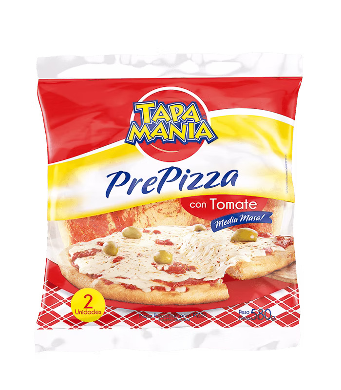 PREPIZZA DOBLE TAPA MANIA X 580 GR