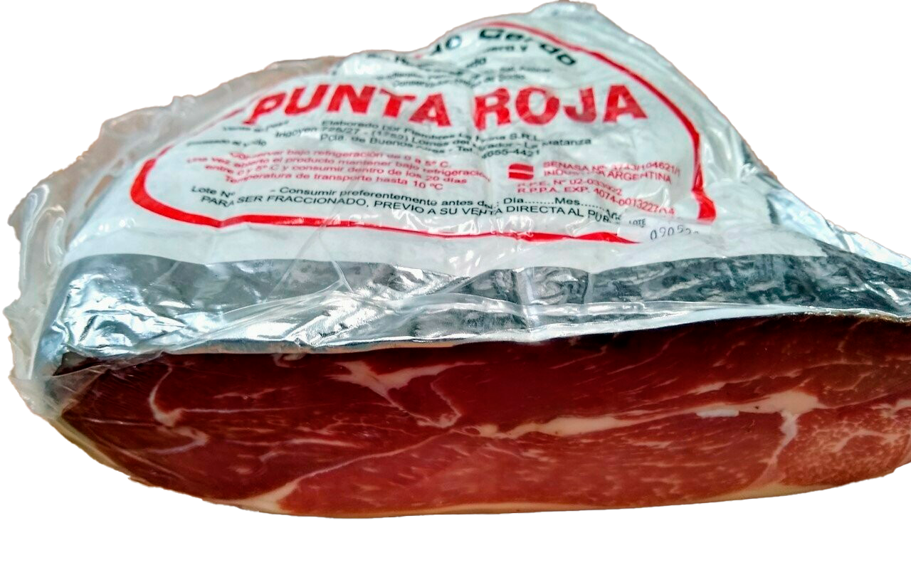 JAMON CRUDO PUNTA ROJA