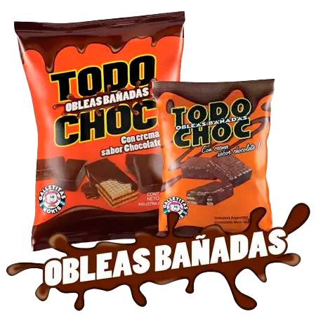 KOKIS TODO CHOC OBLEAS BAÑADAS X100G