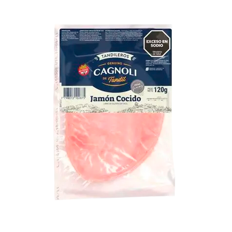 FETEADO JAMON GENUINO CAGNOLI X 120GR