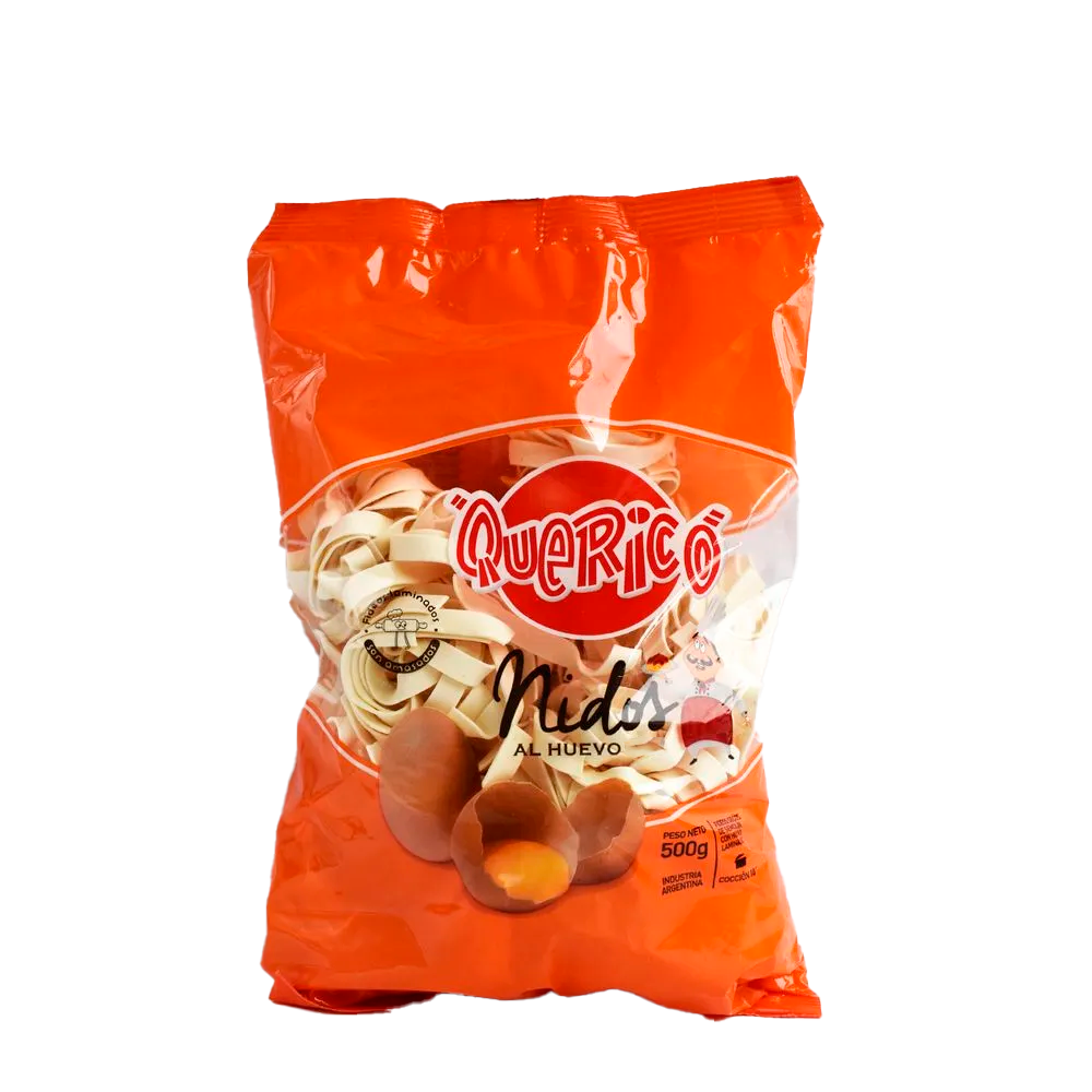 QUE RICO FIDEOS NIDO AL HUEVO N2 X 500 GR