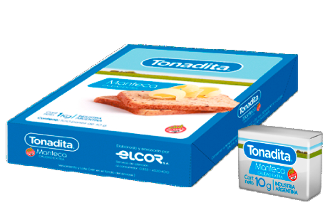MANTECA TONADITA X 10 GRS CAJA 100 UND